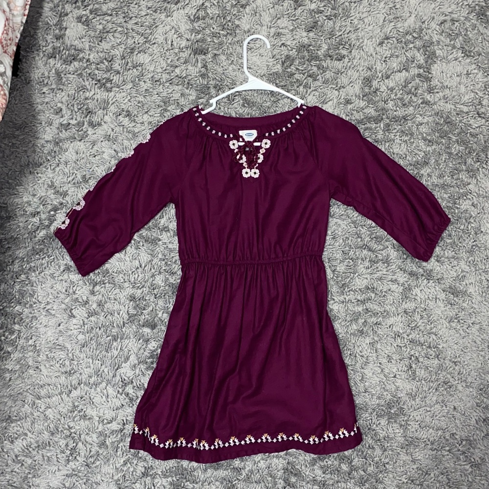 Old Navy || burgundy dress